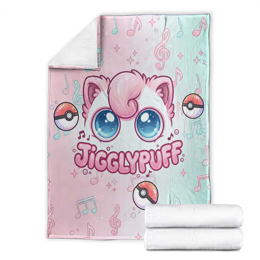 Jigglypuff Blanket Pastel Melody Pop Art