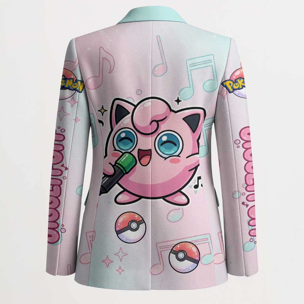 Jigglypuff Blazer Pastel Melody Pop Art
