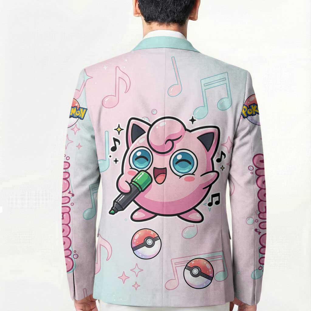 Jigglypuff Blazer Pastel Melody Pop Art