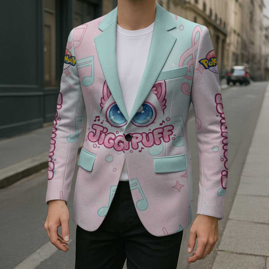 Jigglypuff Blazer Pastel Melody Pop Art