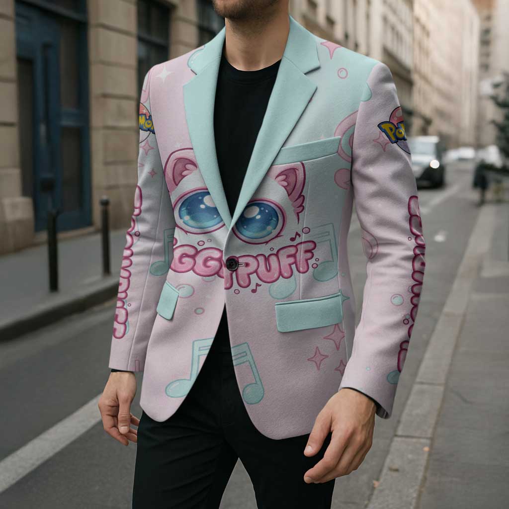 Jigglypuff Blazer Pastel Melody Pop Art