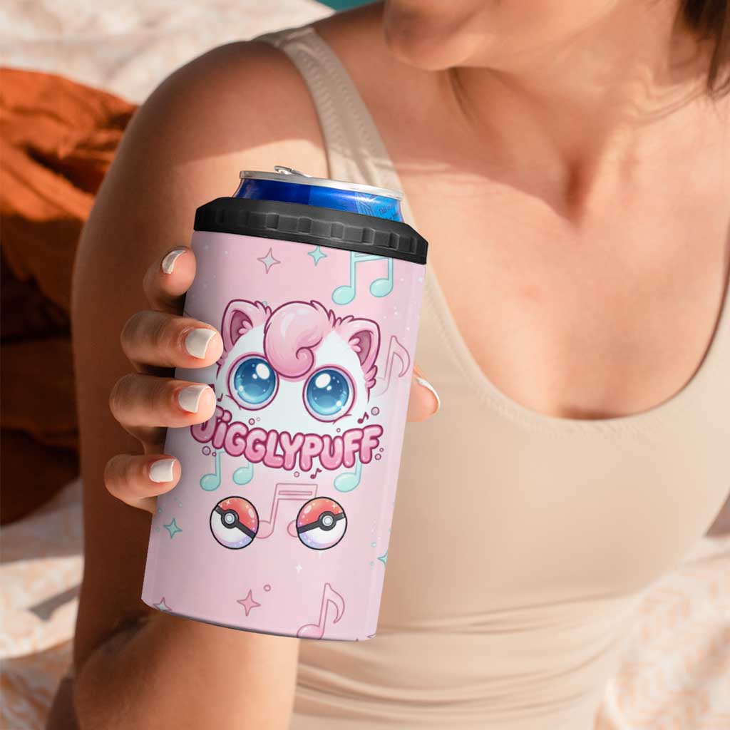 Jigglypuff 4 in 1 Can Cooler Tumbler Pastel Melody Pop Art