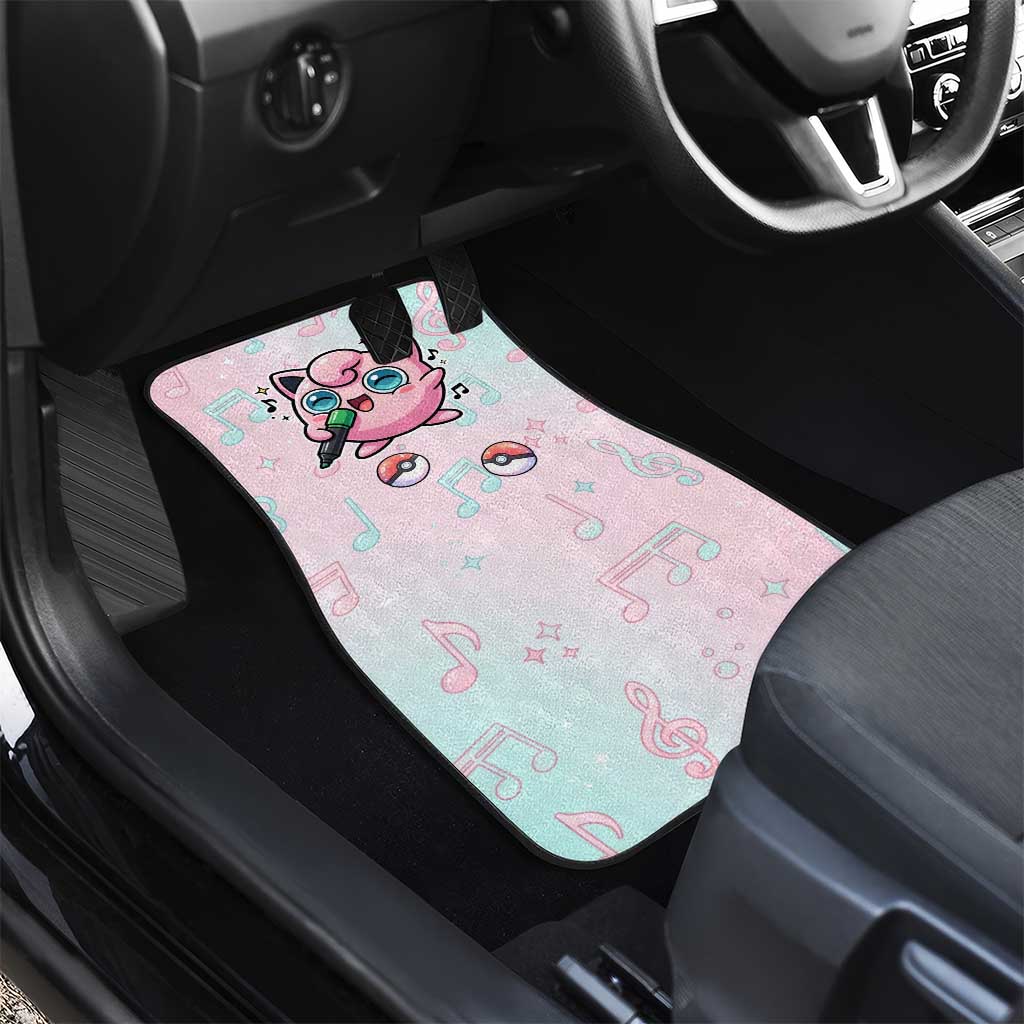 Jigglypuff Car Mats Pastel Melody Pop Art
