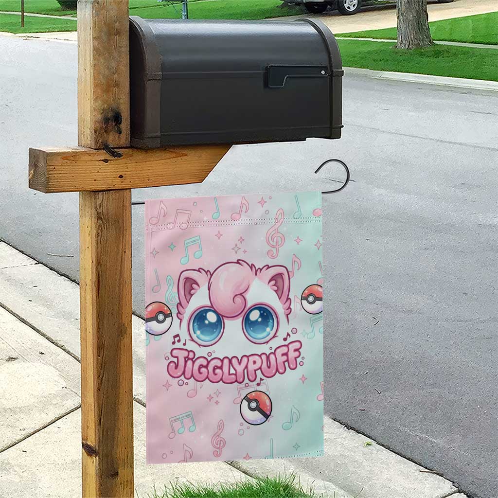 Jigglypuff Garden Flag Pastel Melody Pop Art