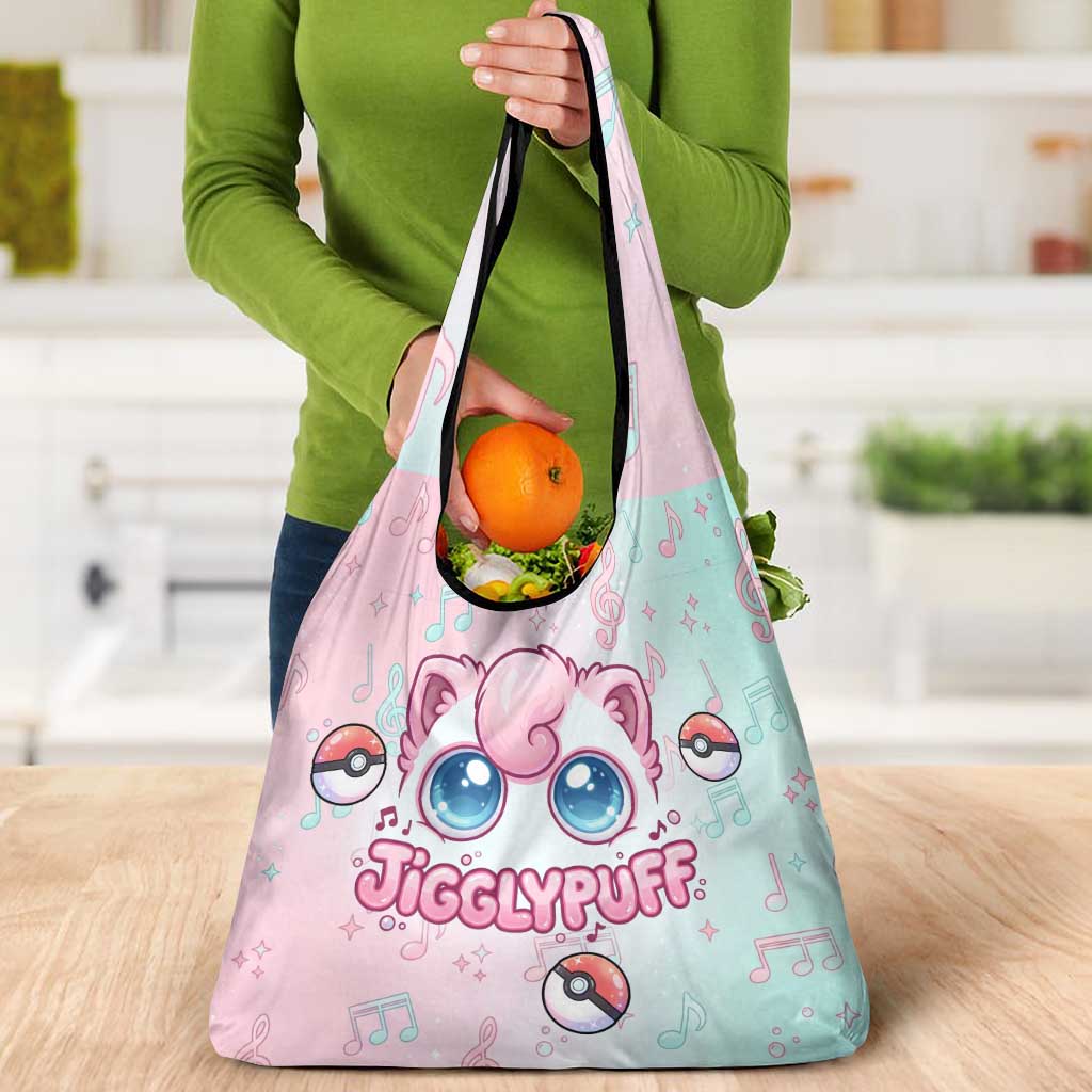 Jigglypuff Grocery Bag Pastel Melody Pop Art