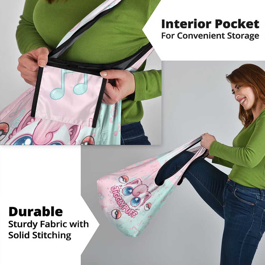 Jigglypuff Grocery Bag Pastel Melody Pop Art