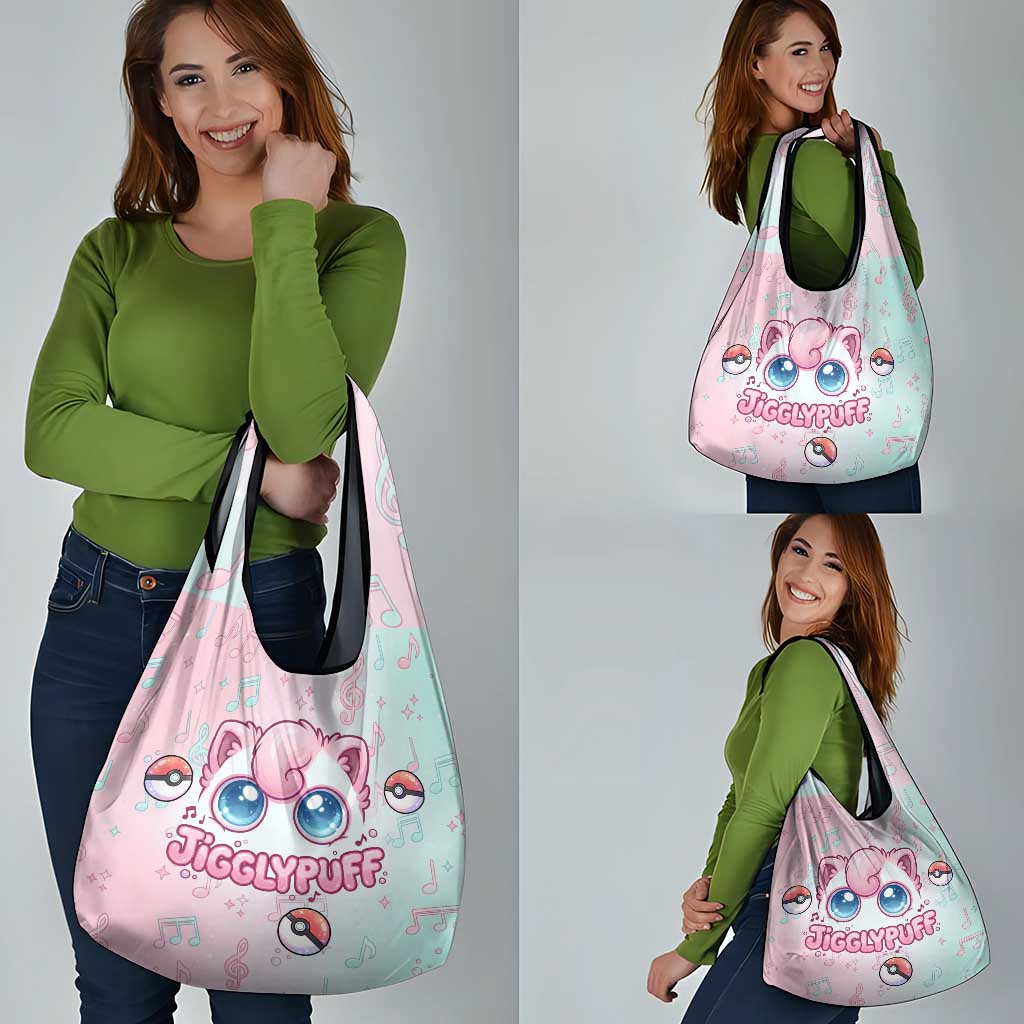 Jigglypuff Grocery Bag Pastel Melody Pop Art