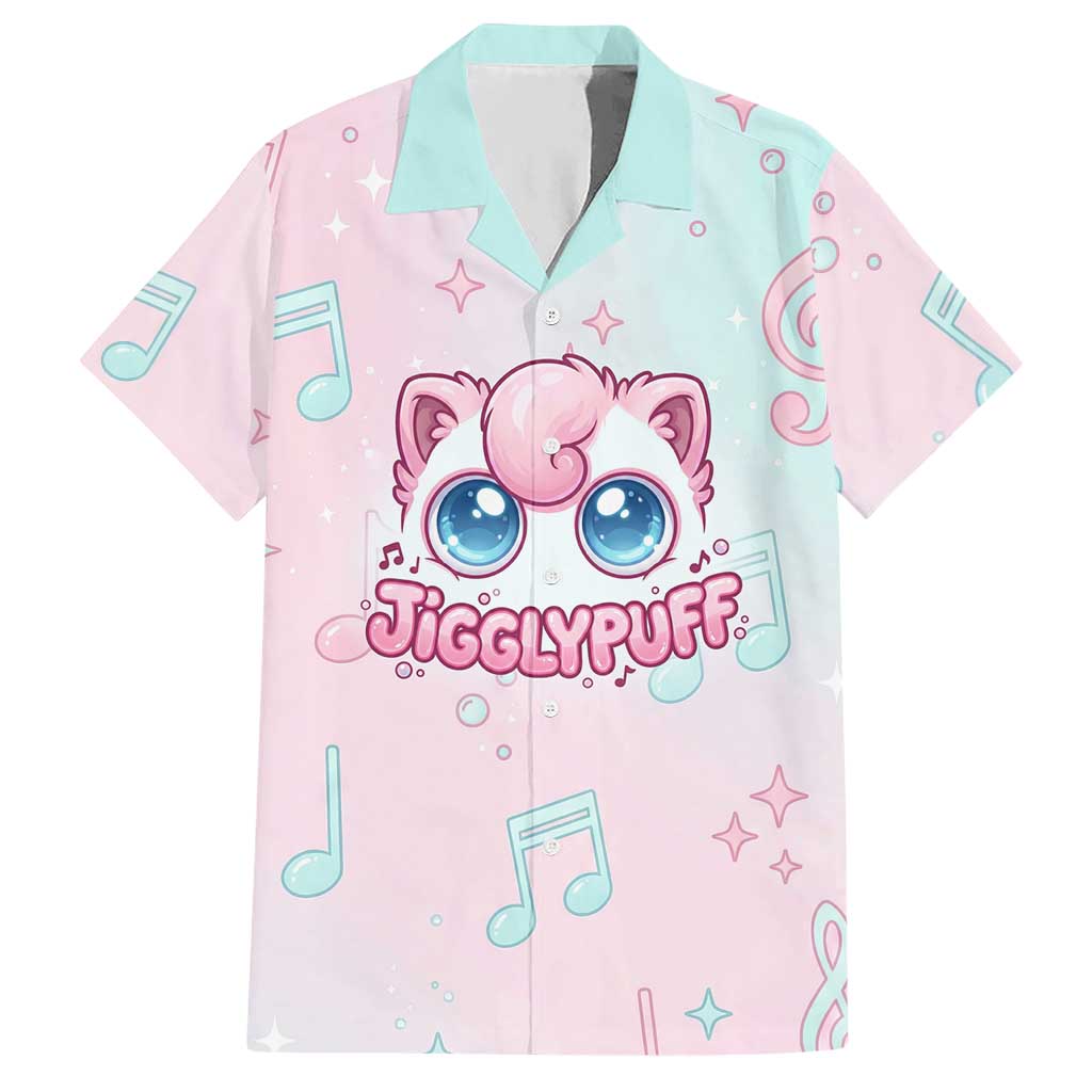 Jigglypuff Hawaiian Shirt Pastel Melody Pop Art