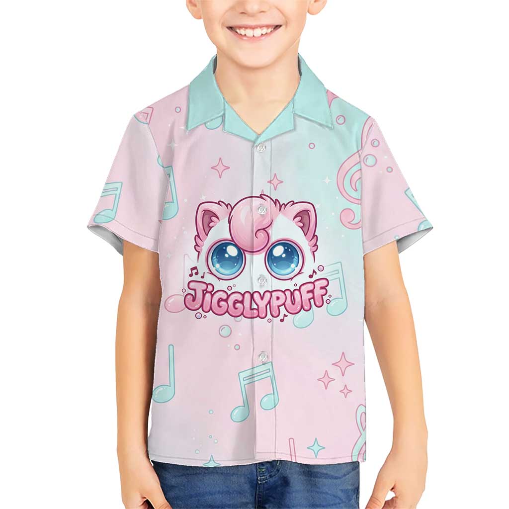 Jigglypuff Hawaiian Shirt Pastel Melody Pop Art