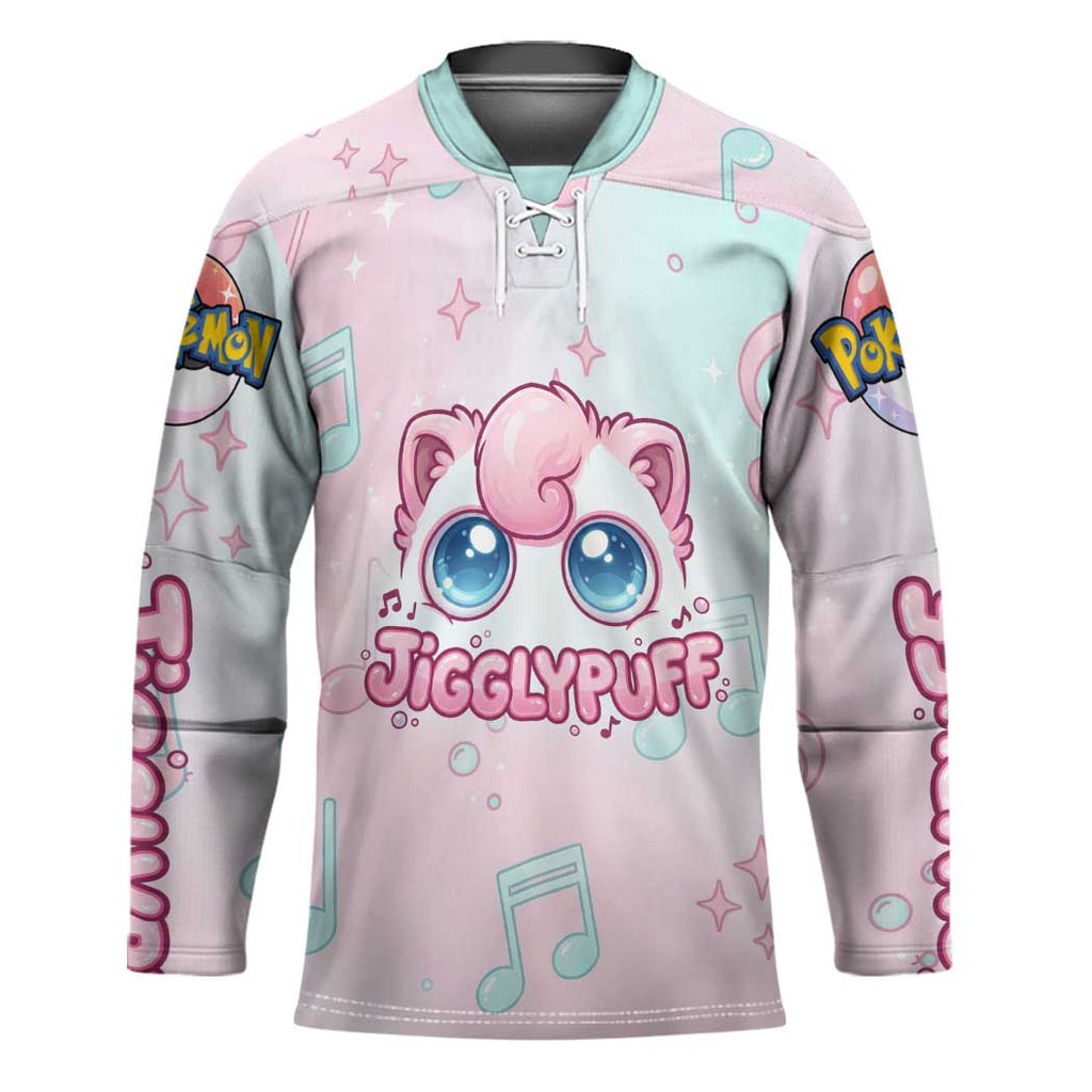 Jigglypuff Hockey Jersey Pastel Melody Pop Art