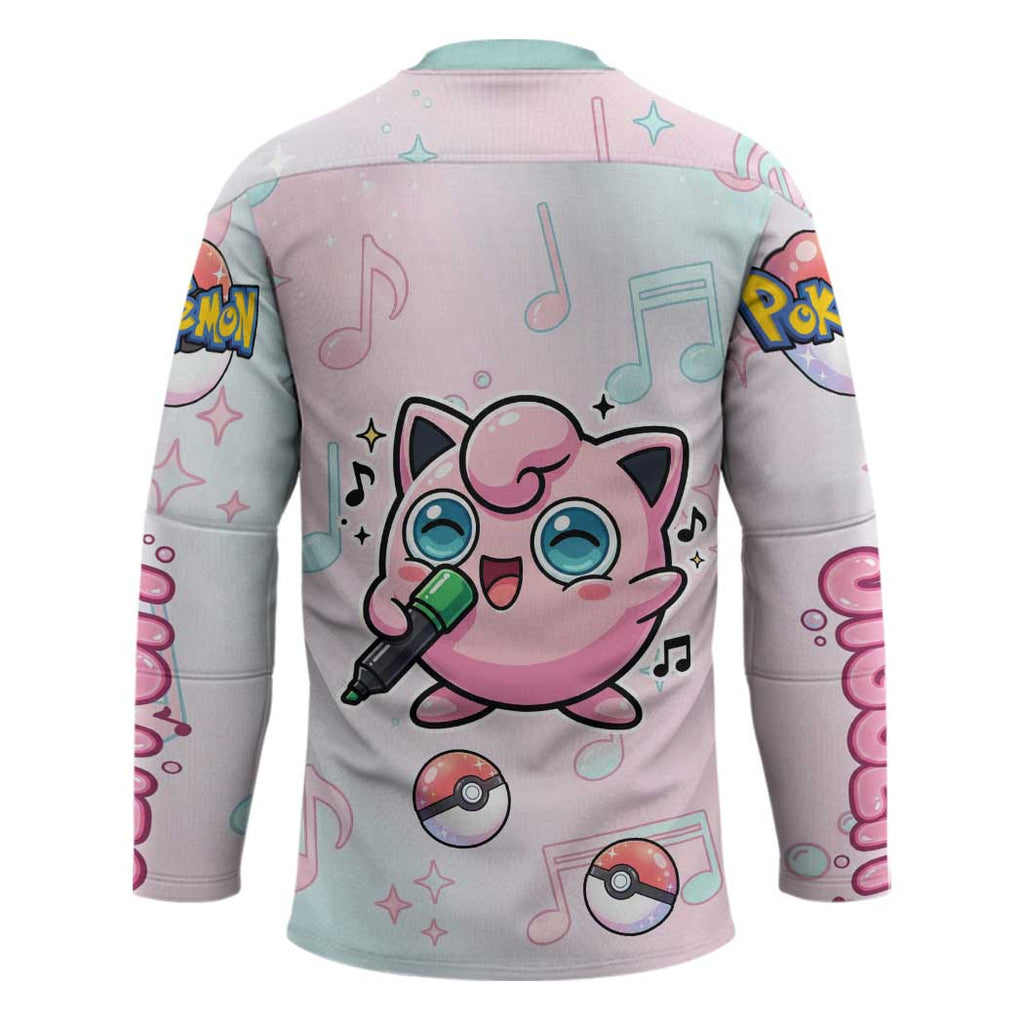 Jigglypuff Hockey Jersey Pastel Melody Pop Art