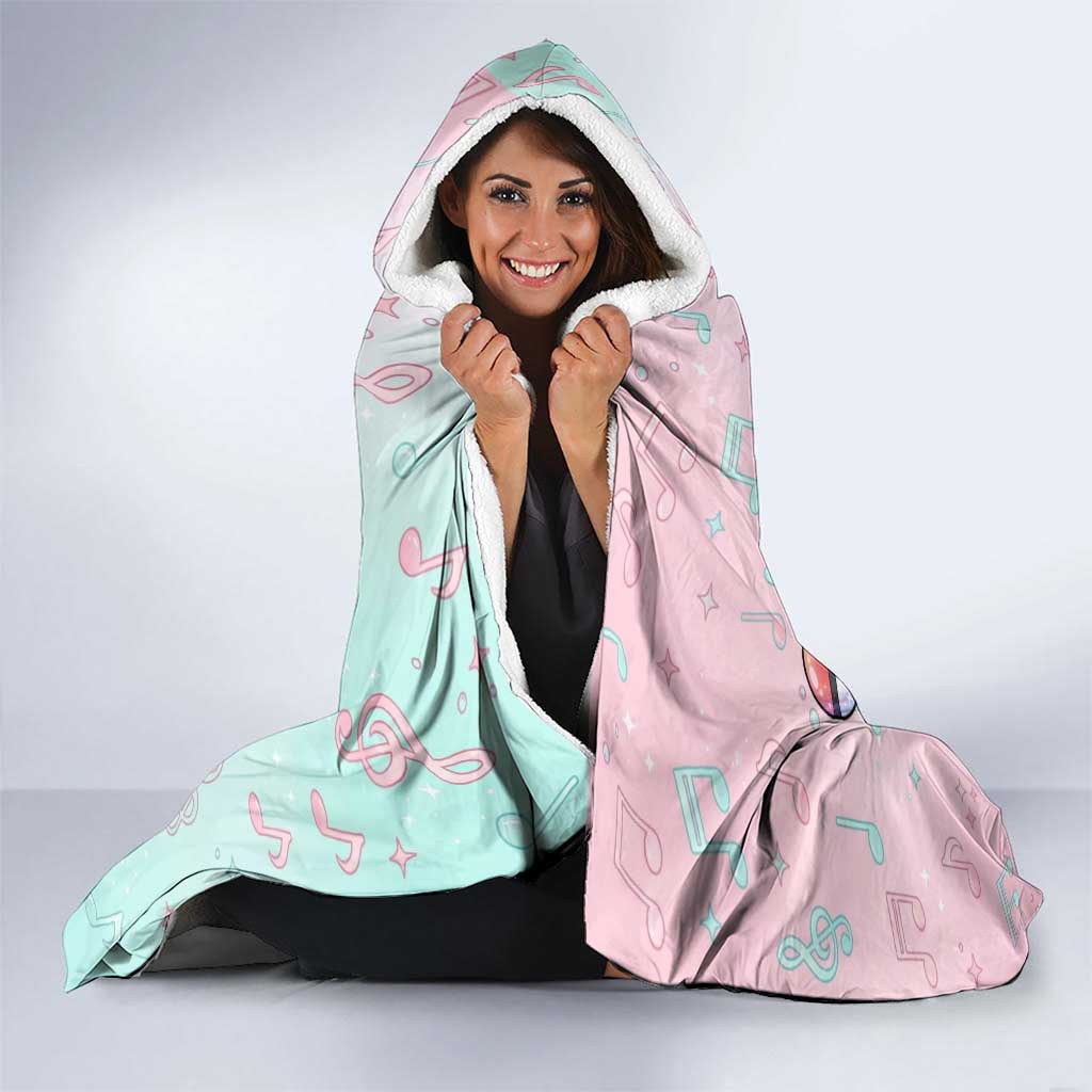 Jigglypuff Hooded Blanket Pastel Melody Pop Art
