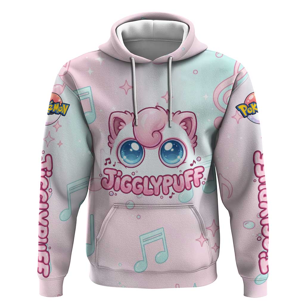 Jigglypuff Hoodie Pastel Melody Pop Art