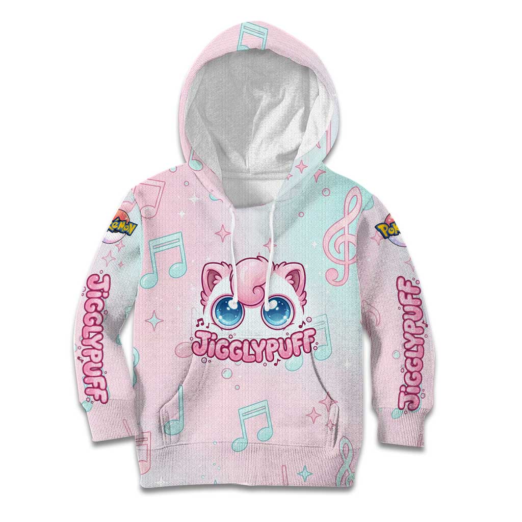 Jigglypuff Kid Hoodie Pastel Melody Pop Art