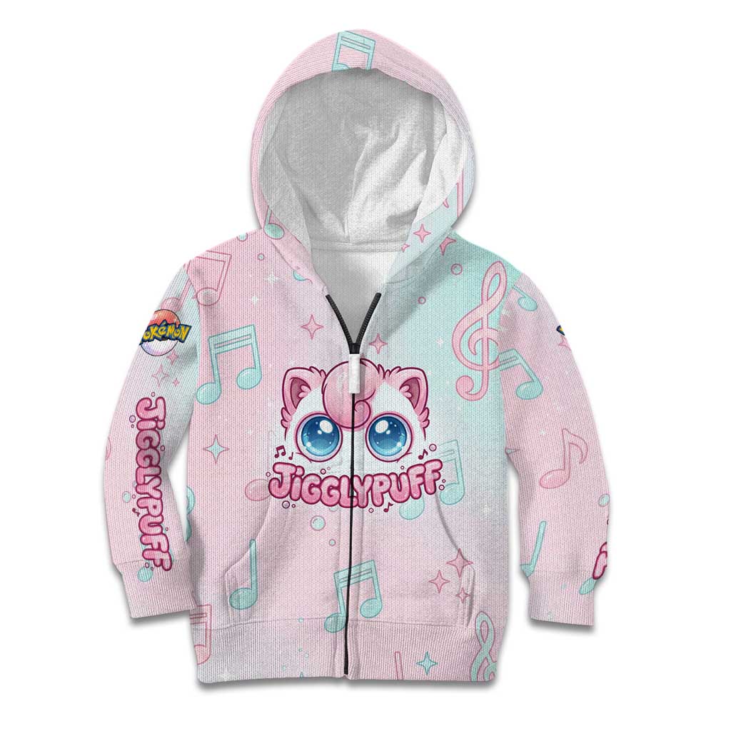 Jigglypuff Kid Hoodie Pastel Melody Pop Art