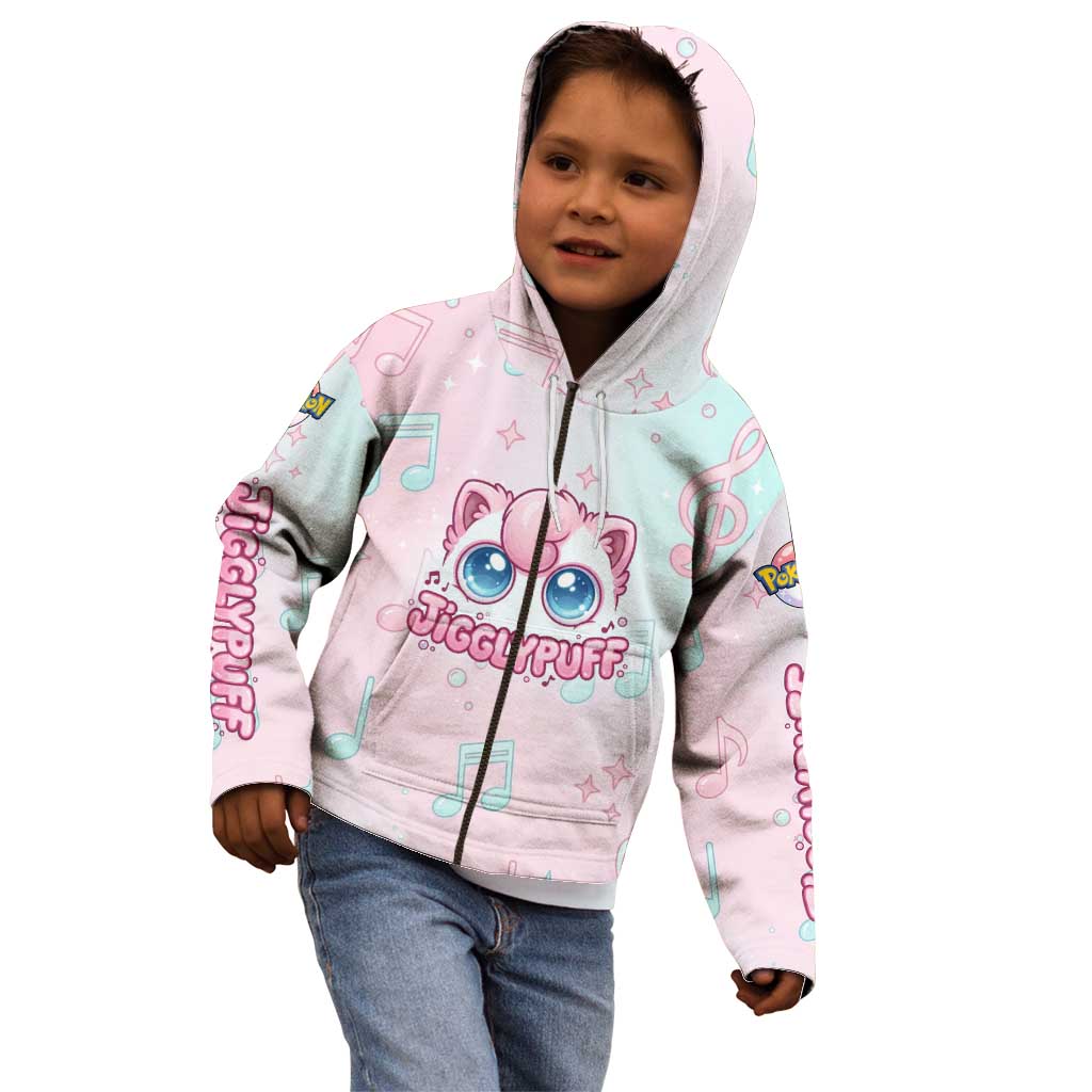 Jigglypuff Kid Hoodie Pastel Melody Pop Art