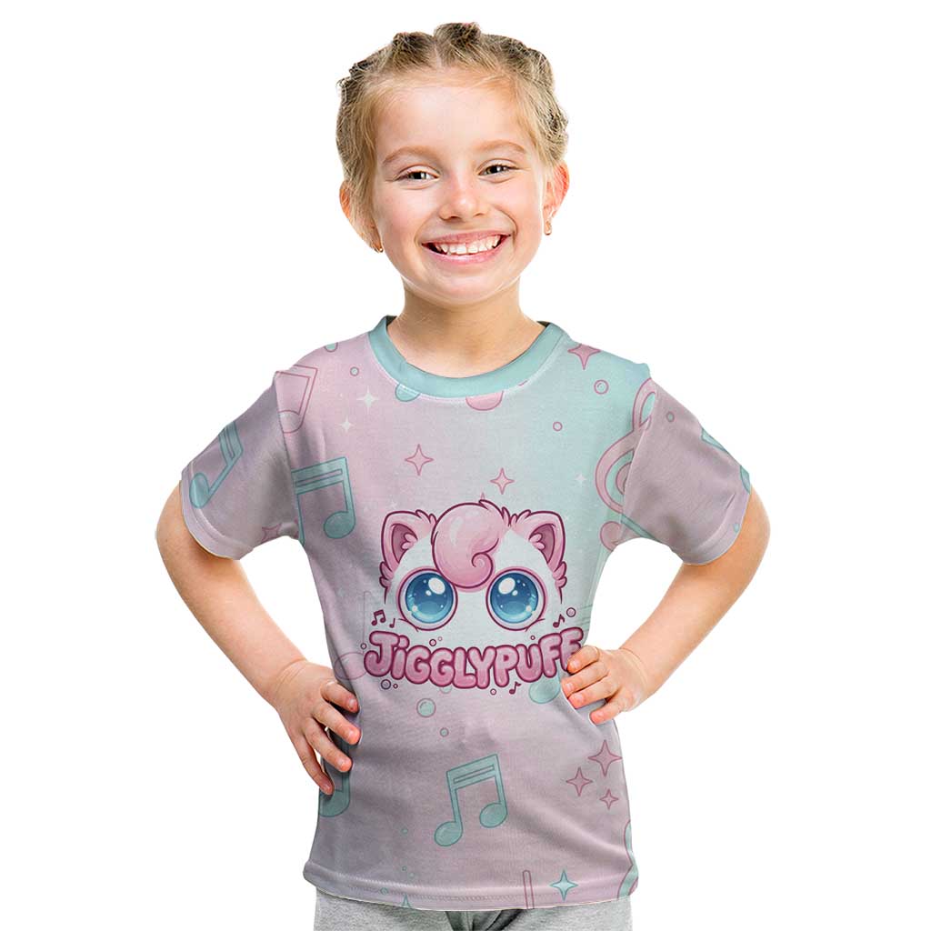 Jigglypuff Kid T Shirt Pastel Melody Pop Art