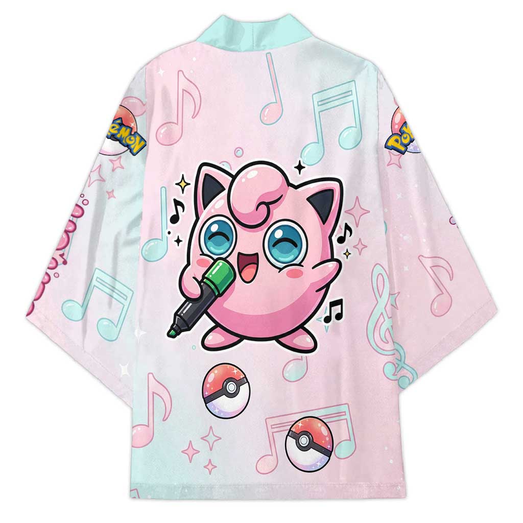 Jigglypuff Kimono Pastel Melody Pop Art