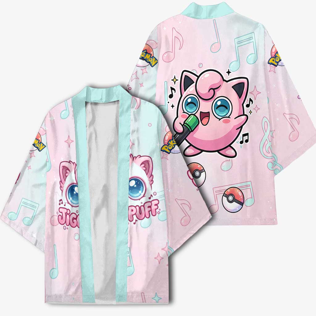 Jigglypuff Kimono Pastel Melody Pop Art