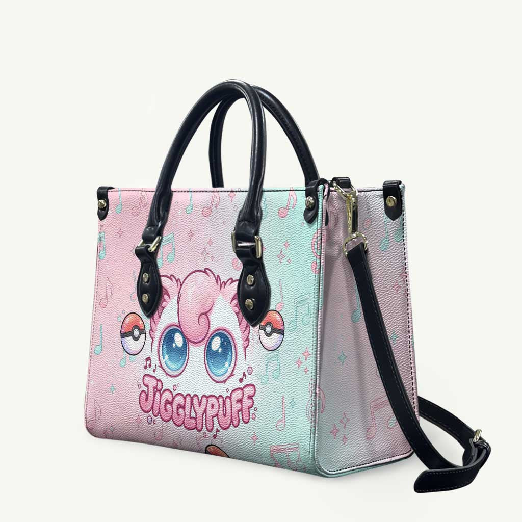 Jigglypuff Leather Bag Pastel Melody Pop Art
