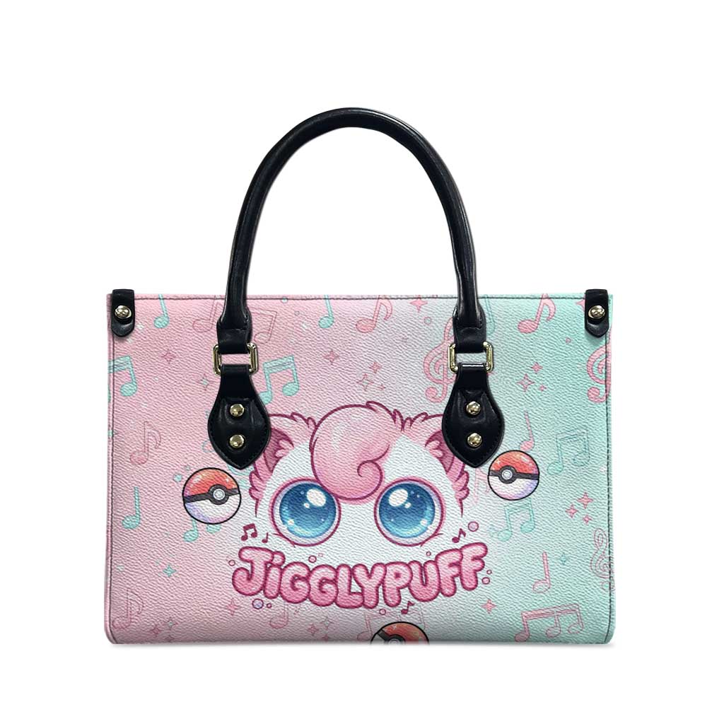 Jigglypuff Leather Bag Pastel Melody Pop Art