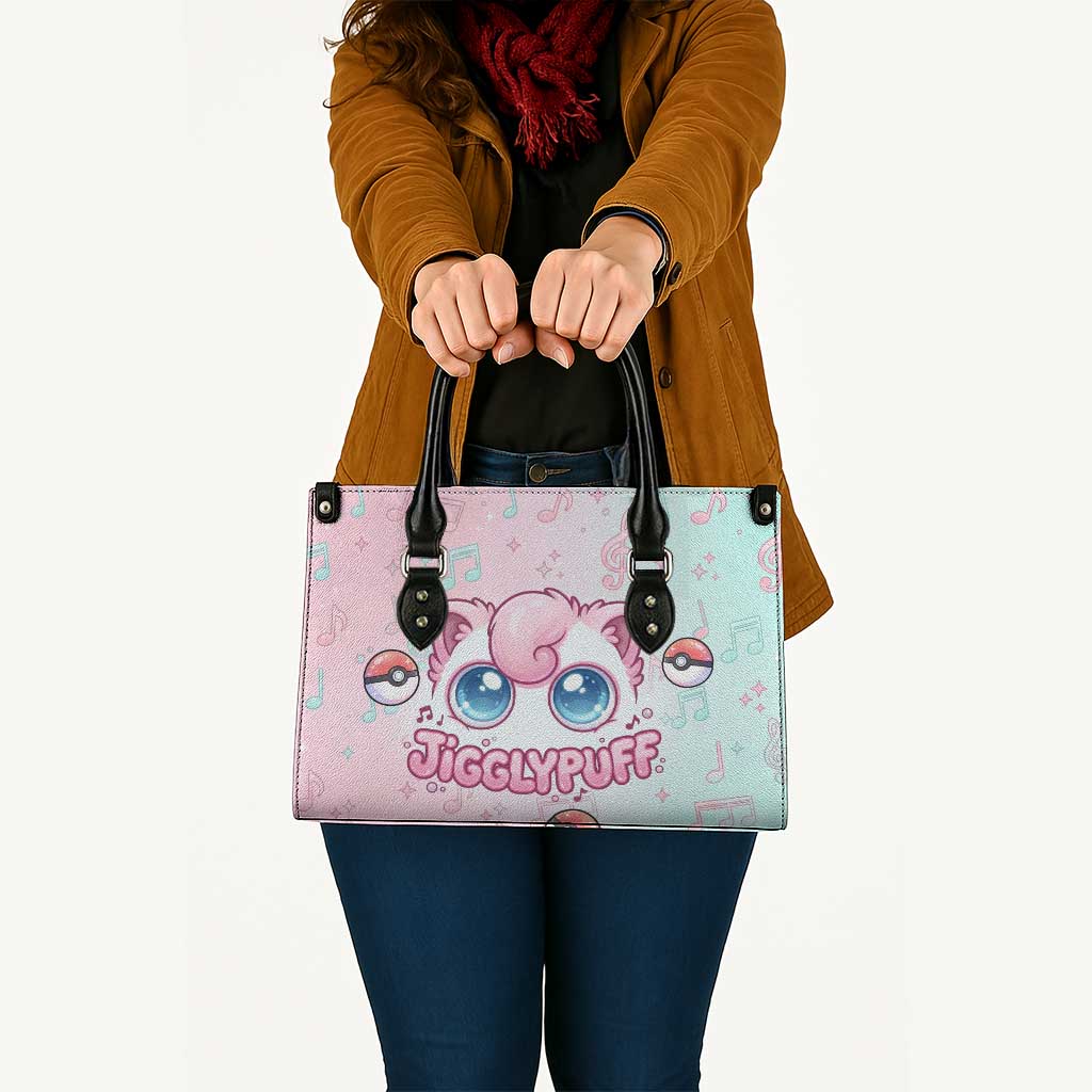 Jigglypuff Leather Bag Pastel Melody Pop Art