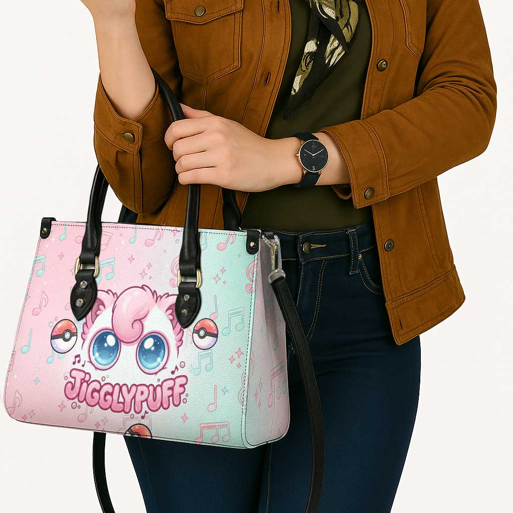 Jigglypuff Leather Bag Pastel Melody Pop Art