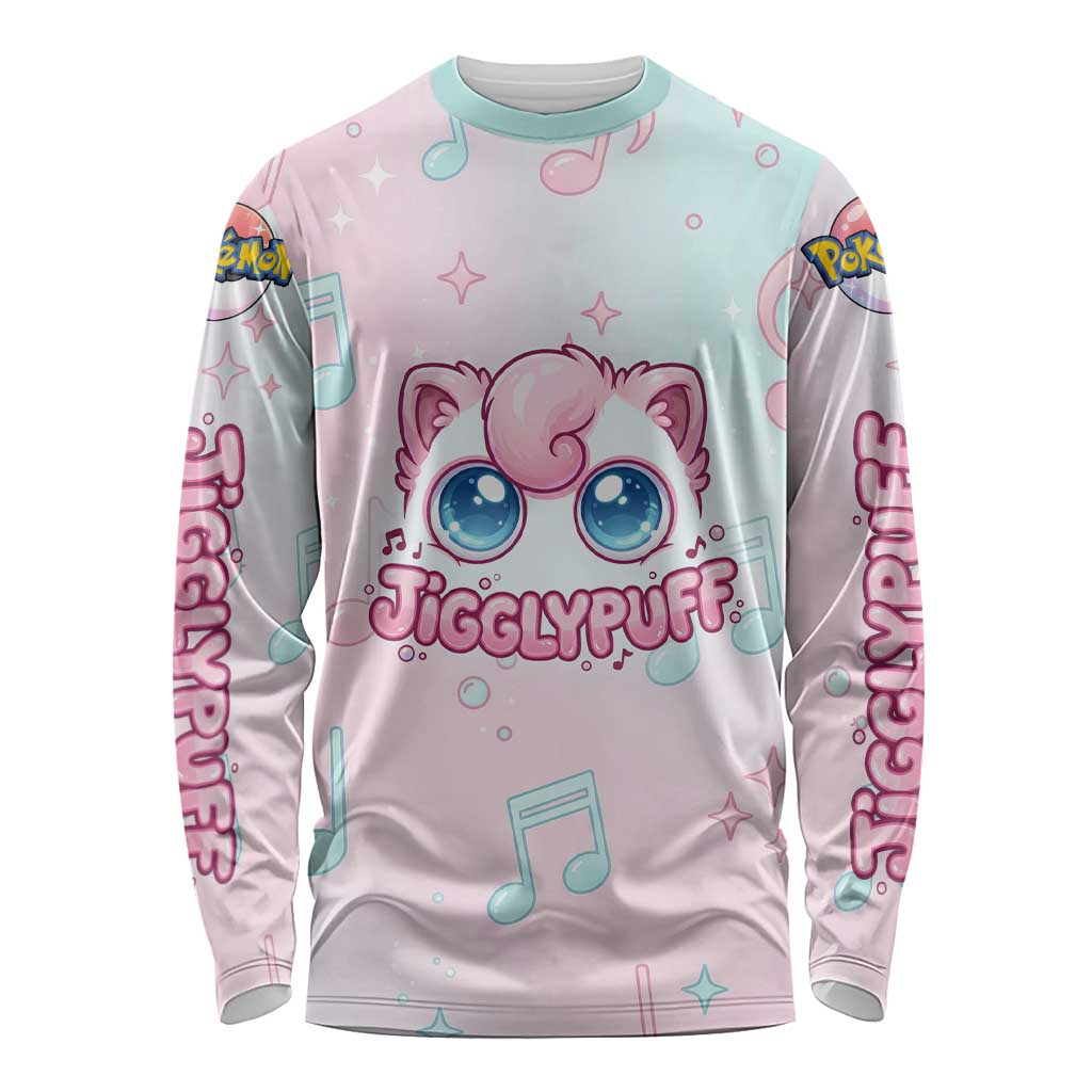 Jigglypuff Long Sleeve Shirt Pastel Melody Pop Art