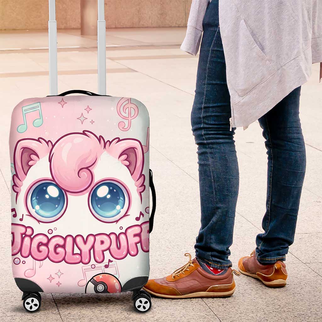 Jigglypuff Luggage Cover Pastel Melody Pop Art