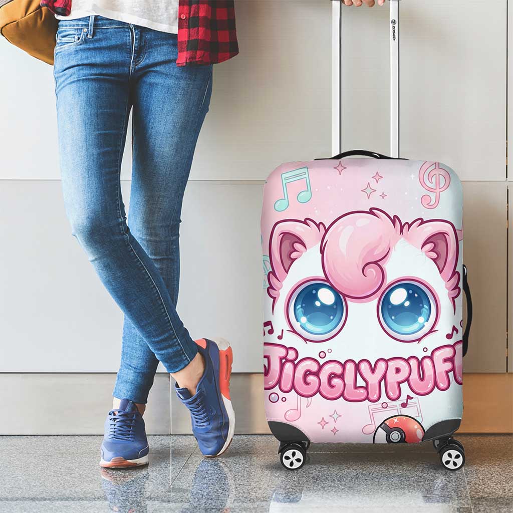 Jigglypuff Luggage Cover Pastel Melody Pop Art