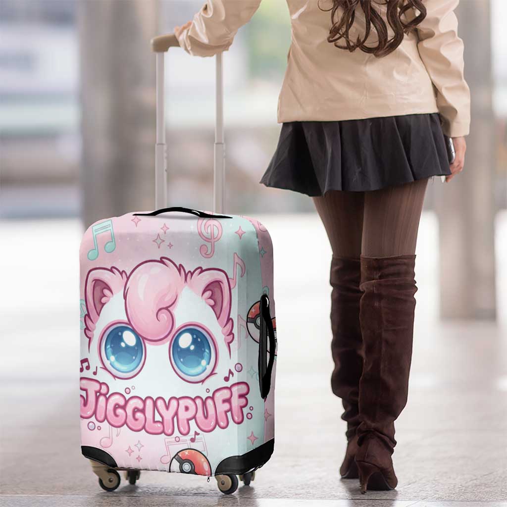 Jigglypuff Luggage Cover Pastel Melody Pop Art