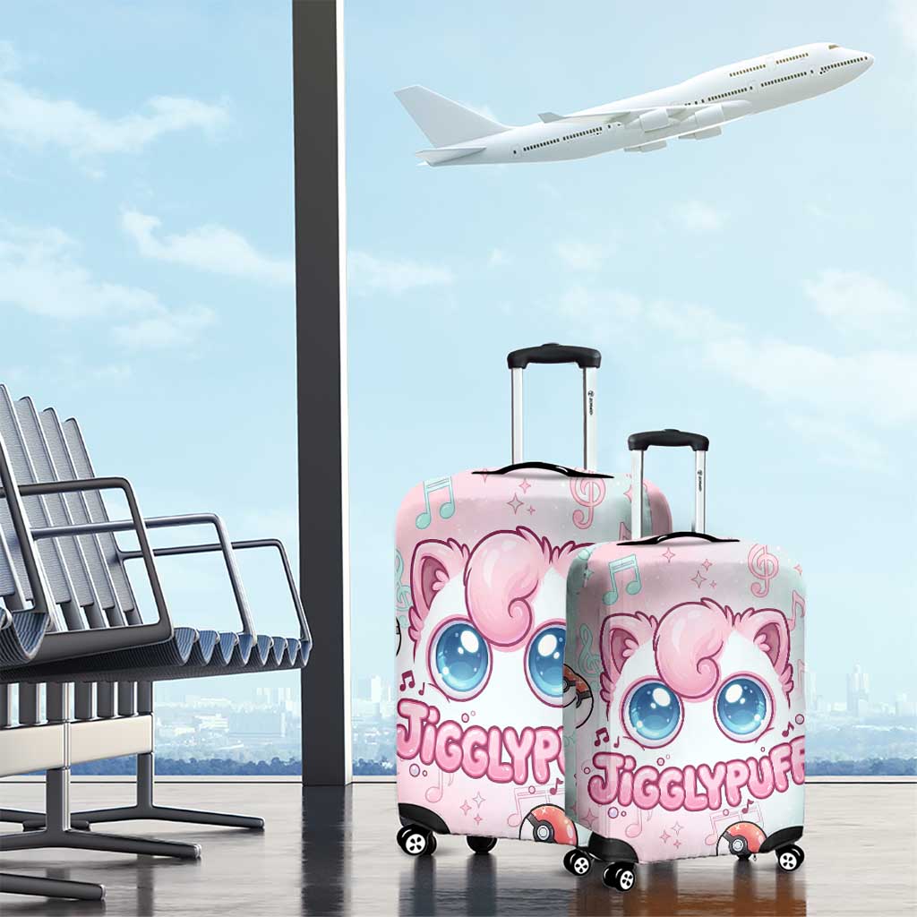Jigglypuff Luggage Cover Pastel Melody Pop Art