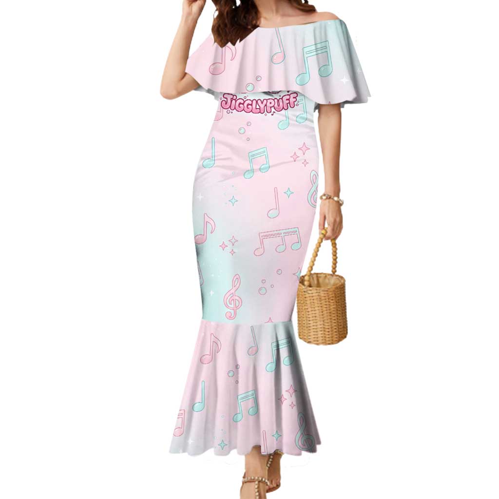Jigglypuff Mermaid Dress Pastel Melody Pop Art