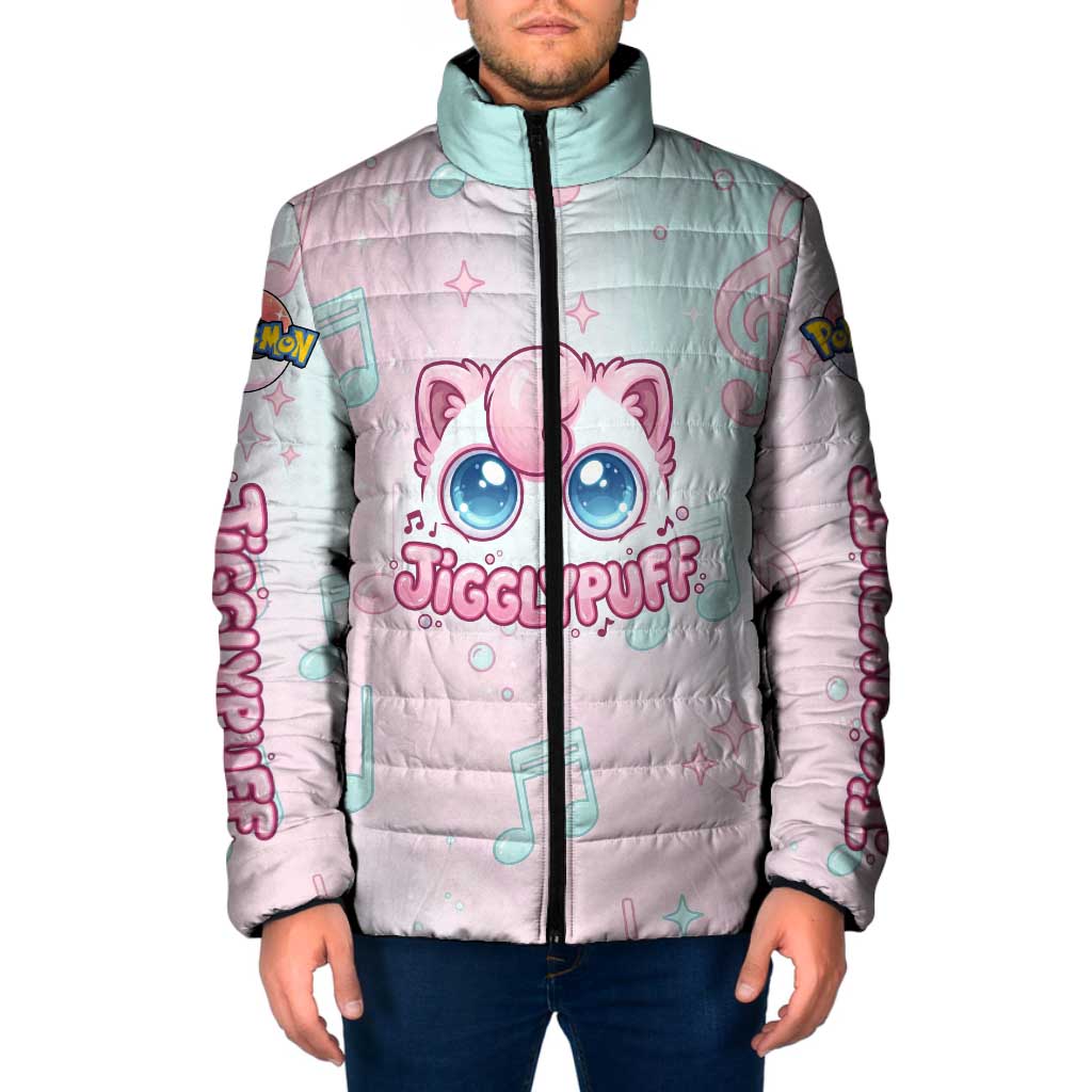 Jigglypuff Padded Jacket Pastel Melody Pop Art