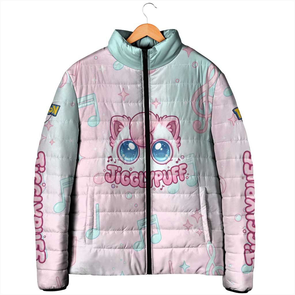 Jigglypuff Padded Jacket Pastel Melody Pop Art