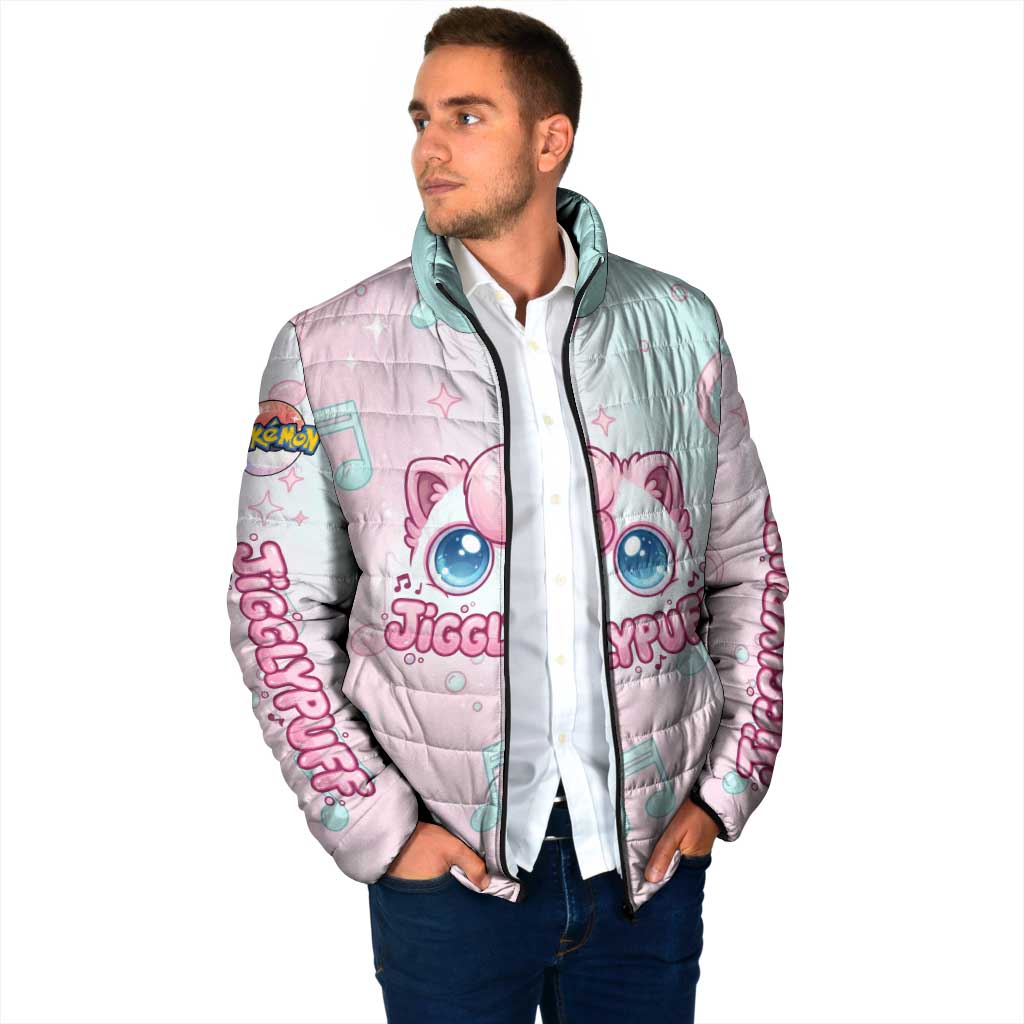 Jigglypuff Padded Jacket Pastel Melody Pop Art