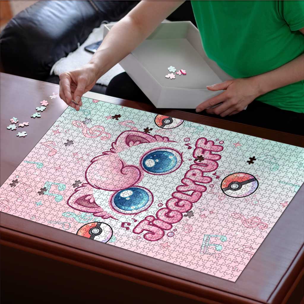 Jigglypuff Puzzle Pastel Melody Pop Art