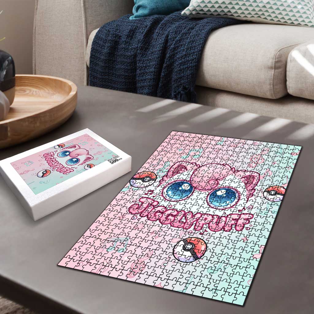 Jigglypuff Puzzle Pastel Melody Pop Art