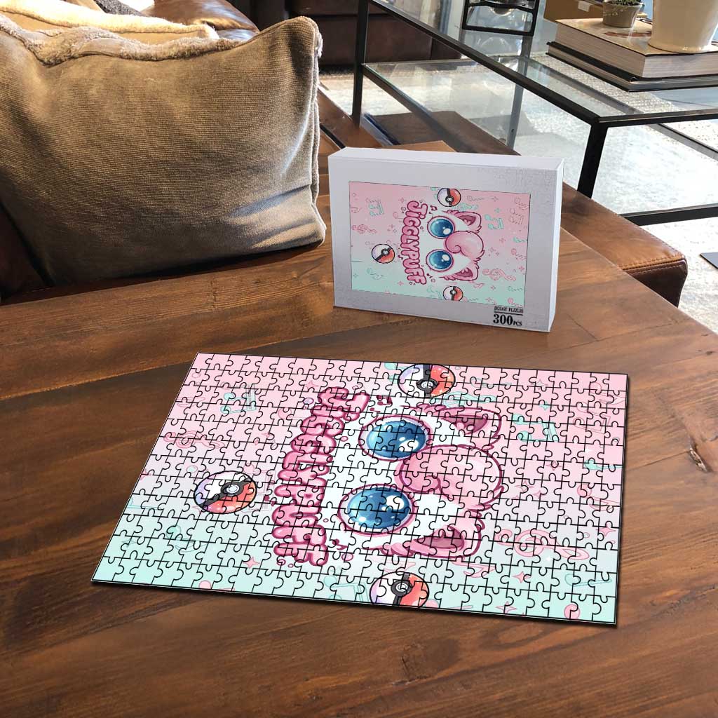 Jigglypuff Puzzle Pastel Melody Pop Art
