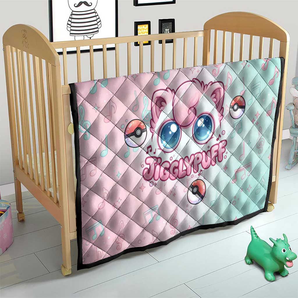 Jigglypuff Quilt Pastel Melody Pop Art