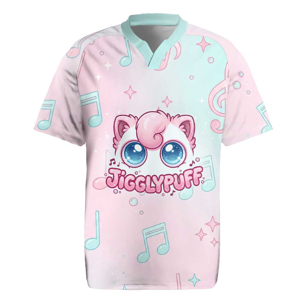 Jigglypuff Rugby Jersey Pastel Melody Pop Art