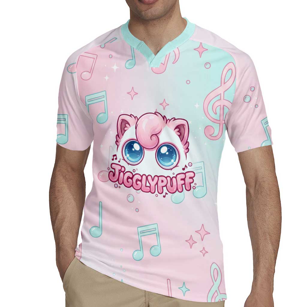 Jigglypuff Rugby Jersey Pastel Melody Pop Art