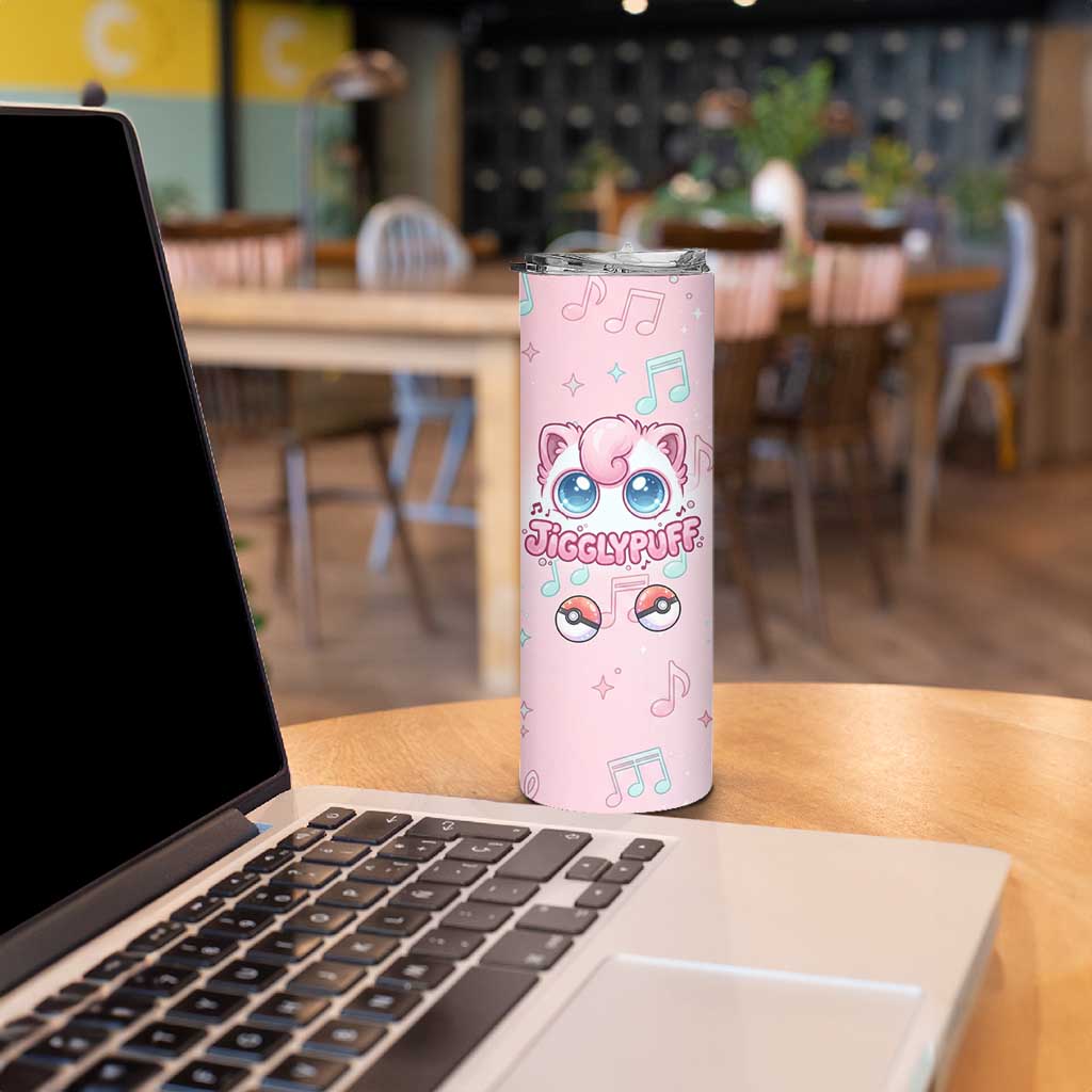 Jigglypuff Skinny Tumbler Pastel Melody Pop Art