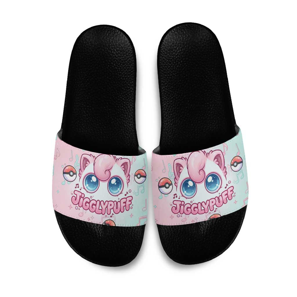 Jigglypuff Slide Sandals Pastel Melody Pop Art