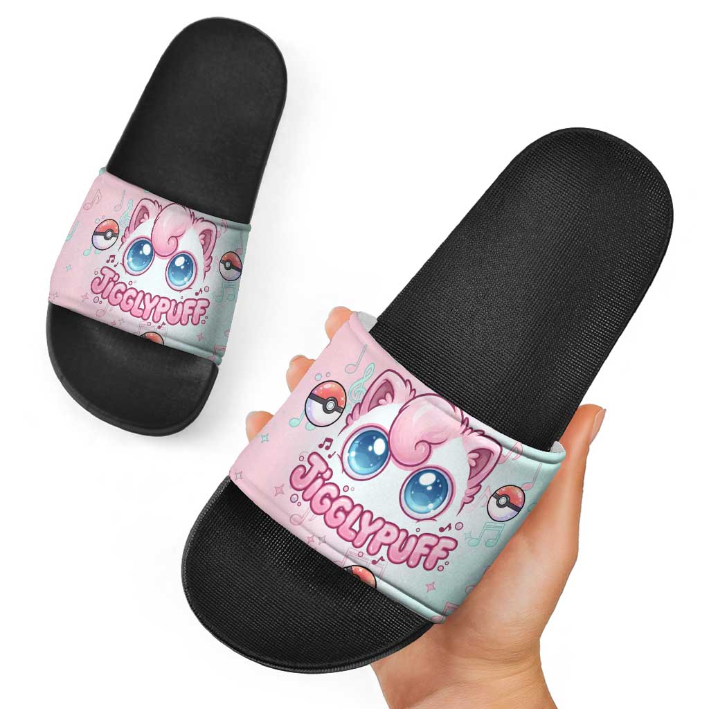 Jigglypuff Slide Sandals Pastel Melody Pop Art