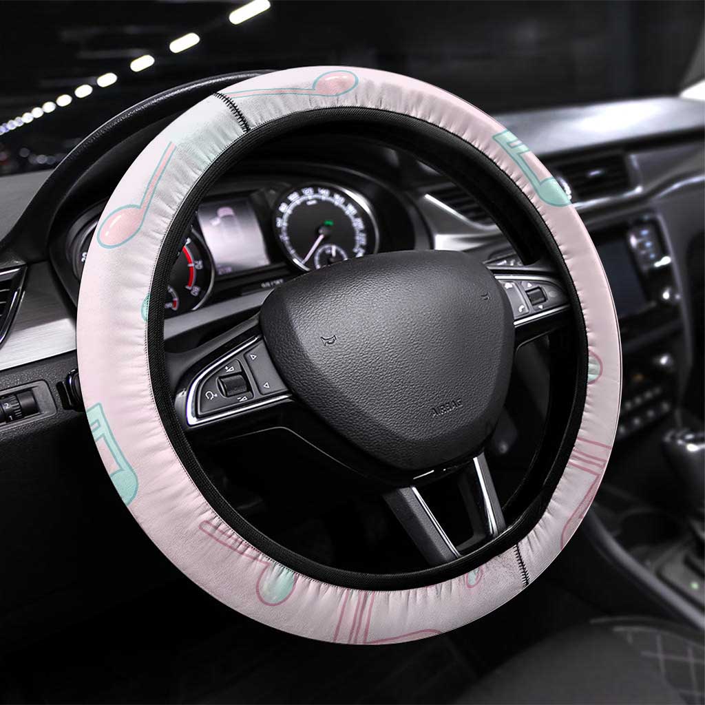 Jigglypuff Steering Wheel Cover Pastel Melody Pop Art