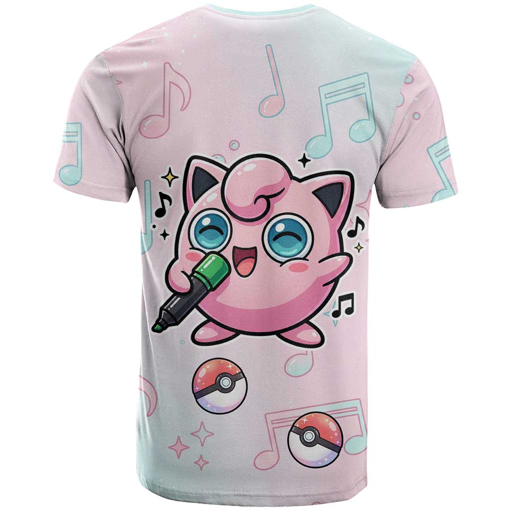 Jigglypuff T Shirt Pastel Melody Pop Art