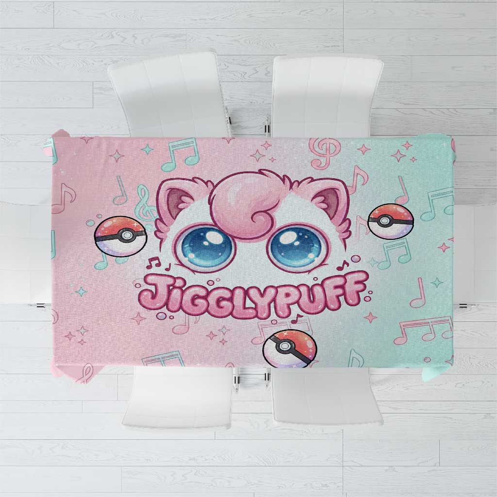 Jigglypuff Tablecloth Pastel Melody Pop Art