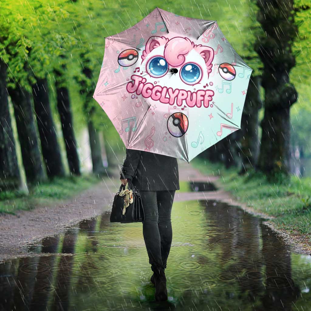 Jigglypuff Umbrella Pastel Melody Pop Art