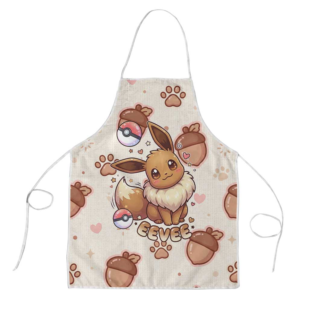 Eevee Apron Cozy Autumn Acorn Art